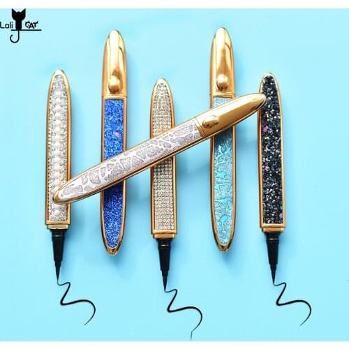 1 Pcs Liquid Eyeliner False Eyelashes 2 In 1 Eyeliner Self Adhesive Eye Liner Makeup Tools Wholesale quick dry Lashes Glue Pen