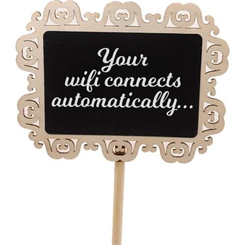 5pcs/lot Creative Hollowed square showing stand round Seat Blackboard Stand Wedding Decoration Exquisite Furnishing Articles