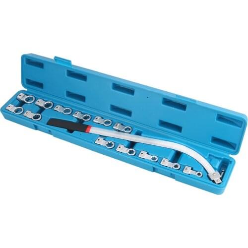 15Pc/set 12 Angles Hexagonal Plum Blossom Serpentine Belt Tools Car Engine Belt Screw Removal Tool Idler Wrench Auxiliary Tools