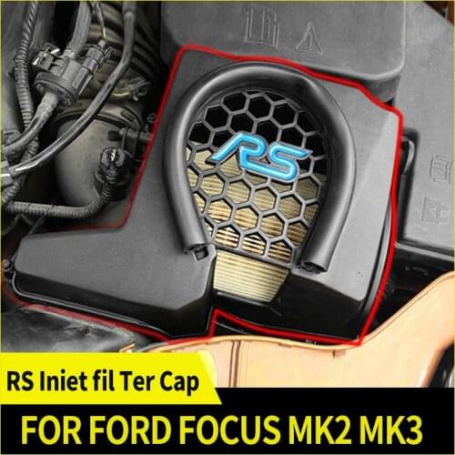 Car Air Filter Box Inlet Protection Cover Car Accessories High flow intake hood for Ford Focus MK3 RS ST Kuga 2009-2018
