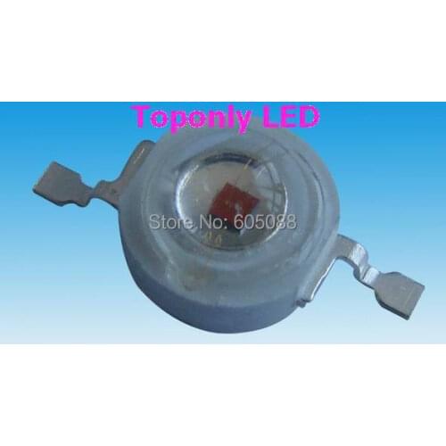 Epileds chips High Quality 3w high power led diodes lamp 30-40lm 660nm red color ideal lighting for Aquariums and plant growing