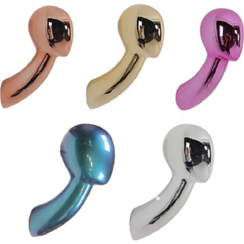 Fiberglass Wall Mannequin Head Glossy White Black Silver Gold Female Dummy