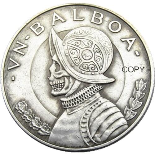 HOBO Panama 1931 Balboa Silver Plated Foreign Copy Coin