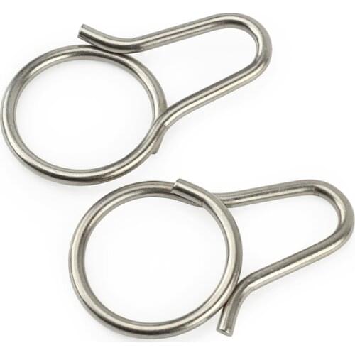 Outdoor Tools One-piece Key Ring EDC Simple Titanium Alloy Keychain