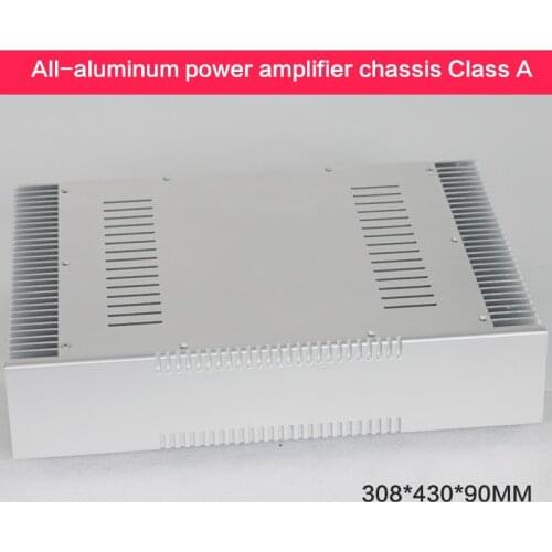 308*430*90MM All-aluminum Power Amplifier Chassis WA16 Class A Case Pure Post-level Audio Shell Power Supply Box Multi-purpose