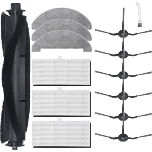 HOT!-Side Brush Filter Main Brush Roller Mop Cloths for Viomi S9 Robot Vacuum Cleaner Replaceable Accessories