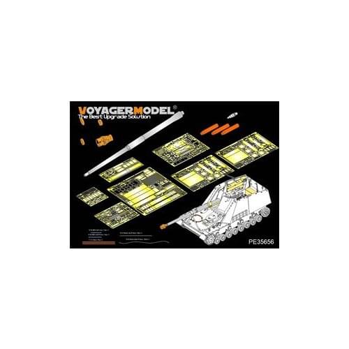 KNL HOBBY Voyager Model PE35656 World War II German "rhinoceros" anti-tank gun modified pieces (with AF35164)