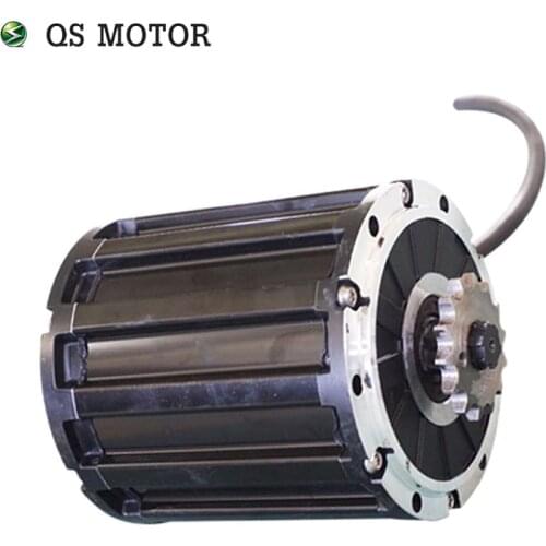 QS 120 2kW 72V60KPH Mid drive motor with 428 sprocket driven