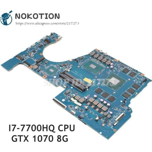 NOKOTION DAG38DMBCC0 915554-601 915554-501 915554-001 for HP OMEN Q174 17-W 17T-W 17-W151NR Laptop Motherboard I7-7700HQ GTX1070