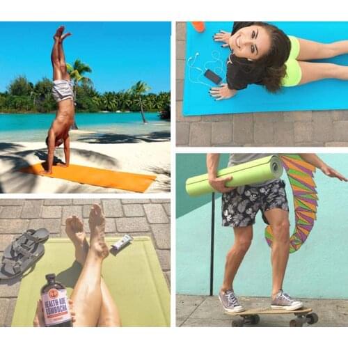 New product yoga mat, Automatic roll yoga mat, wrapped yoga mat, picnic mat