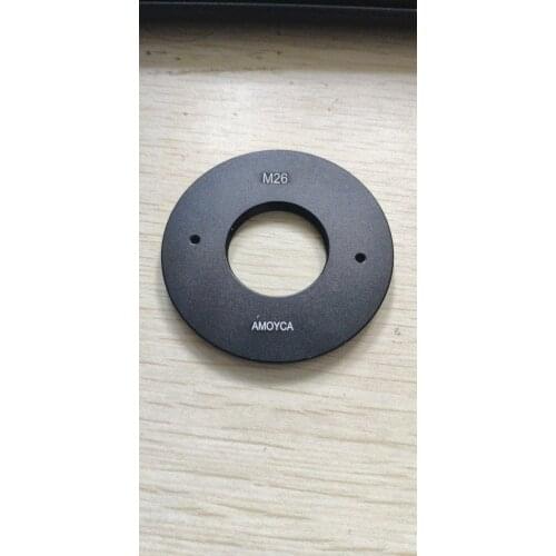 M26X0.706 M26 Female Mitutoyo Microscope Objective Thread to M55 55mm Adapter