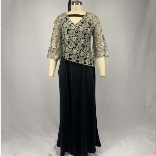 4XL 5XL Plus Size Summer African Dresses For Women 2021 New Dashiki Lace African Clothes Retro Africa Bodycon Long Maxi Dress