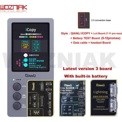 Qianli iCopy Plus LCD Screen Original Color Repair Programmer for Phone 11 Pro Max XR XSMAX XS 8P 8 7P 7 Vibration/Touch Repair