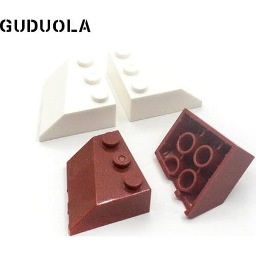 Guduola Special Brick Slope 3 x 3 Left Left and Right 42862 and 48165 MOC Building Block Toys Parts 4sets/LOT