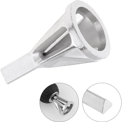 Drill Bit Deburring External Chamfer Tool Triangular Handle Six Slot Stainless Steel Remove Burr Tool for Chuck Electric Drill
