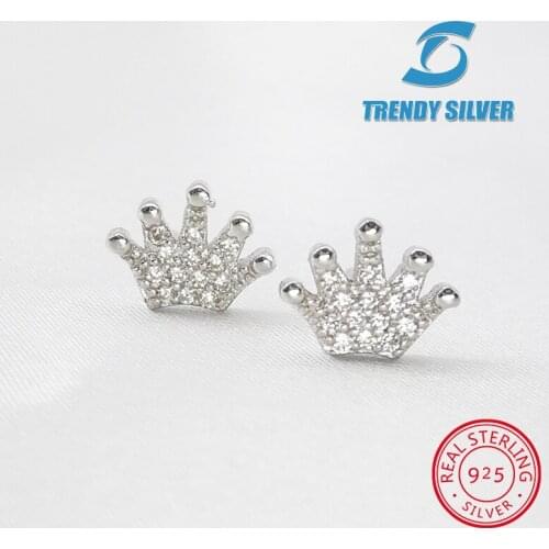 Stud Earrings Trendy Silver China