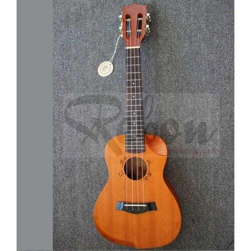 23 Size Ukulele with armrest in Brown colour