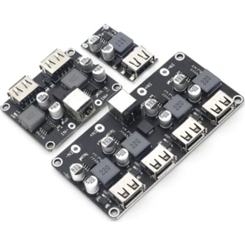 1PCS USB QC3.0 QC2.0 USB DC-DC Buck Converter Charging Step Down Module 6-32V 9V 12V 24V To Fast Quick Charger Circuit Board 5V