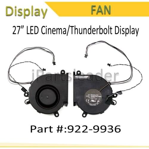 FAN for Apple Thunderbolt Display 27" A1407 and LED Cinema Display 27" A1316 CPU Cooling Fan 2010 2011 2016 Year