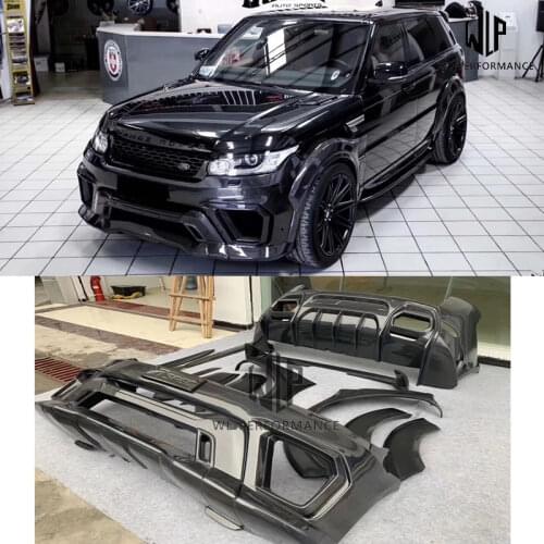 High quality FRP/Carbon Fiber Materials Car Body Kit For Land Rover Range Rover Wide Body Car Styling
