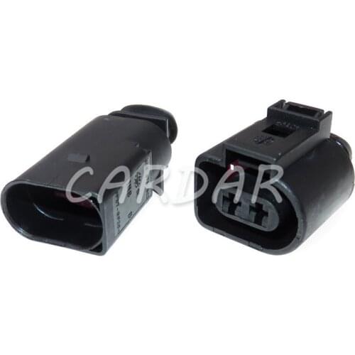 1 Set 1Pcs 3.5mm Automotive Wiring Harness Connector 1J0973722 8D0973822 Electrical Horn Plug 1J0 973 722 1717692-1 8D0 973 822