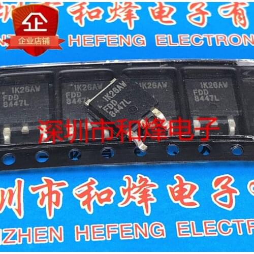 10PCS FDD8447L TO-252 40V 50A 100% New&original
