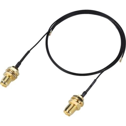 SMA Male to IPEX Cable 2Pcs/set WiFi IPEX4 to RP-SMA Male NGFF/ M. 2 Connector Cable Wire Line Cord 31cm internal computer