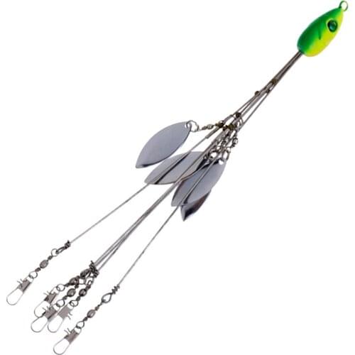 3D Fishing Bait 21.5cm High Quality Fishing Lure Alabama Rig Stainless Snap Swivel Fishing Tackle