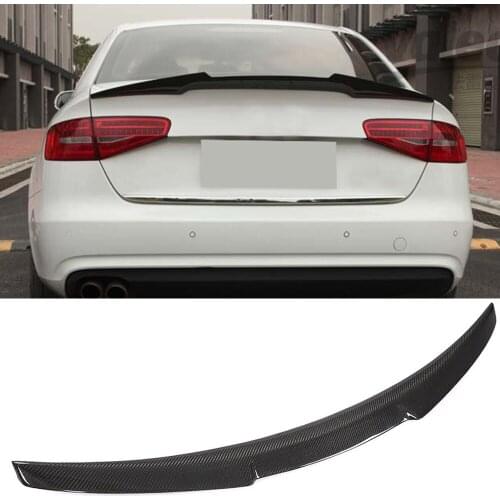 A4 B8.5 M4-style Carbon Fiber Car Rear Tail Trunk Spoiler Wing for Audi A4 B8.5 2013 2014 2015 2016
