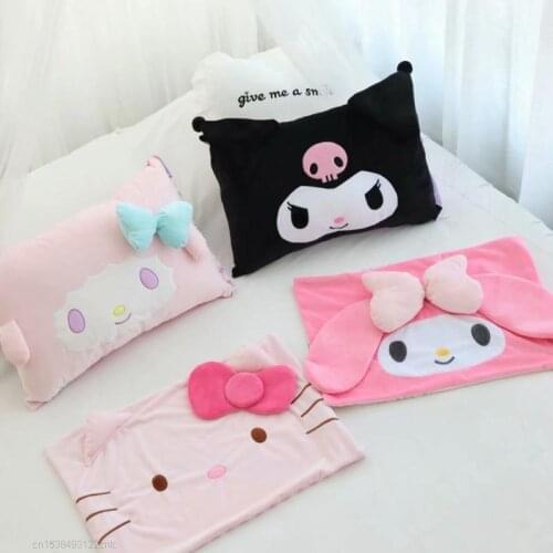 Soft Anime Kawaii Pillowcase Cute Pillow Cushion Cover Double Side Thickened Pillow Case Children Plush Toys Girl Bedroom Decor