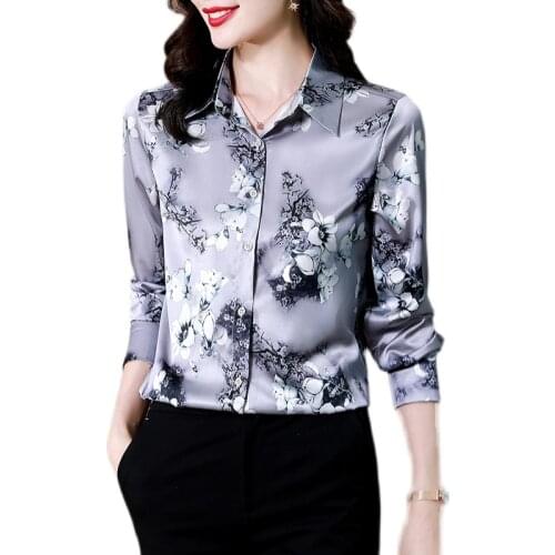 C xin OO er L Satin Blouses