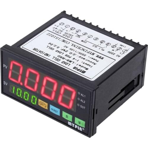 MYPIN Digital Weighing Controller Load-cells Indicator 2 Relay Output 4 Digits