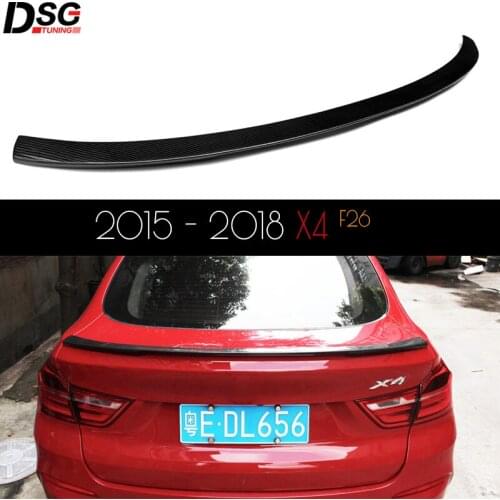 F26 2014 2015 2016 for BMW X4 F26 Carbon Fiber Car Rear Trunk Spoiler Add on For Back Spoiler Wing