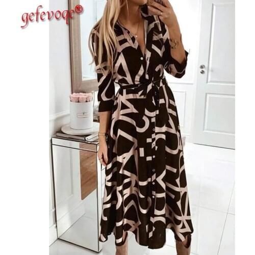 Летние платья с длинным рукавом Gefevoqe China At AliExpress