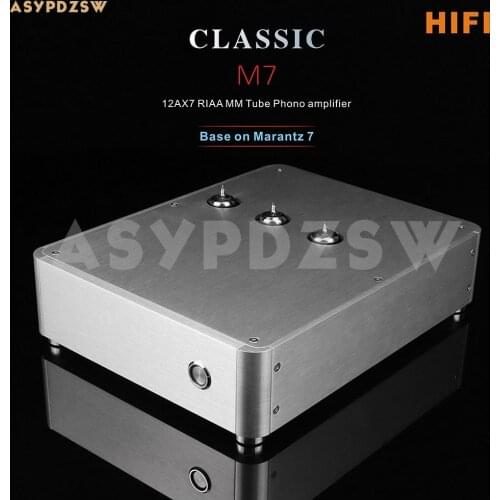HIFI Classic M7 12AX7 RIAA MM Tube turntables Phono amplifier base on Marantz 7