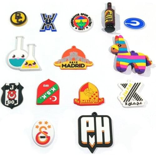 Custom PVC Shoe Charms Personalized Customization Personal Business Logo Special Design Shoe Decoration DIY Promotional Gift