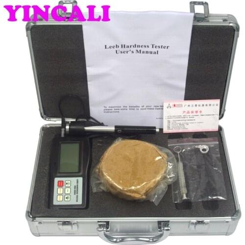 Fast Shipping HM-6560 Leeb Hardness Tester Meter Metals Durometer Measuring range 200 ~ 900 HLD could memory store 50 groups