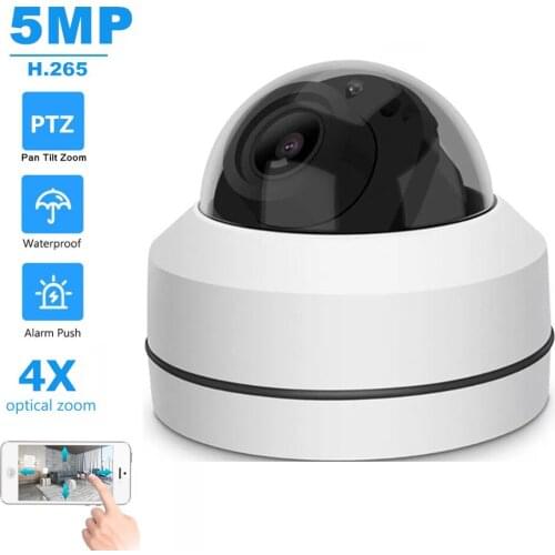 OwlCat HD 2MP 5MP Dome IP Camera PTZ 4X Zoom Pan Tilt Auto Rotate Wired Network CCTV Security Camera ONVIF P2P Motion Detection