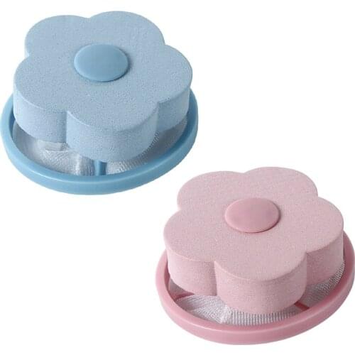 2pcs Hair Removal Catcher Filter Collector Bag Dust Cleaning Ball Washing Machine Laundry Pouch Lint Device