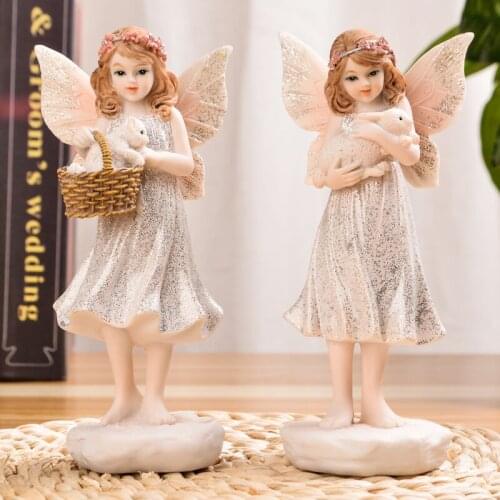 Little Angel Ornament Fairy Ornament Home Decoration Accessories Home Decor Fairy Garden Miniatures Figures Decoration Fairy
