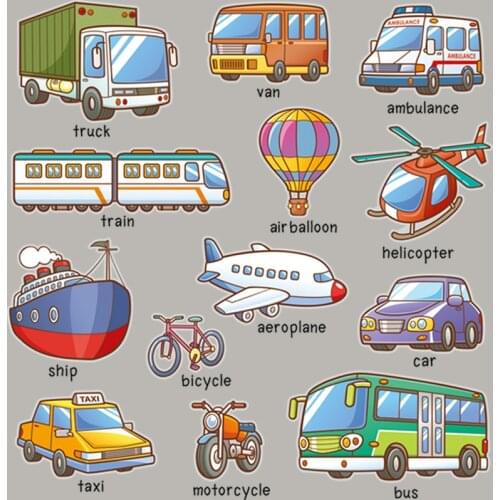 School Bus Stickers On Clothes Heat Transfer Fashion Diy Vinyl Appliqued Tops Patches Boy Girl T-Shirt Patch