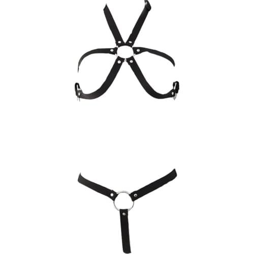 Couples Sex Shop BDSM Breast Bondage Panties Flirting Clothes Bondage Fetish Enhance Erotic Pleasure Slave Tame Tease Games For