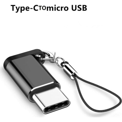Micro USB Female TO Type-C Male Adapter Connector Data Adapter Support OTG For Charging Converter