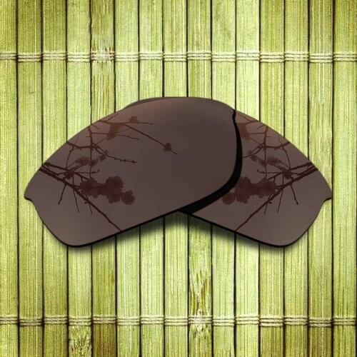 Polarized Replacement Lense For-Oakley Half Jacket Sunglasses Frame True Color Mirrored Coating - Brown Options