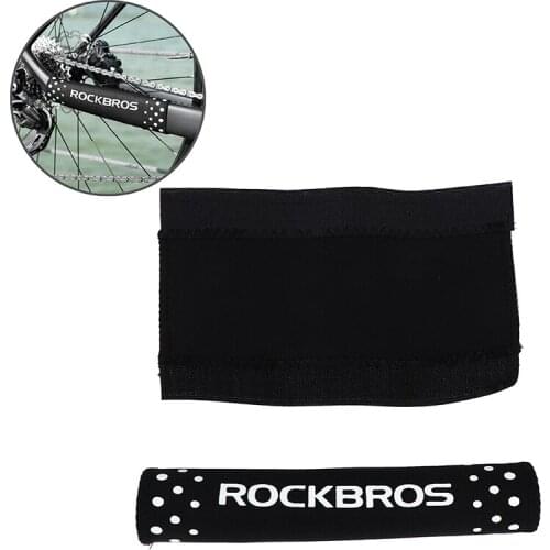 Bicycle Frame Protector Ultralight MTB Road Bike Frame Protection Chain Rear Fork Guard Cover Riding Chain Cover Black