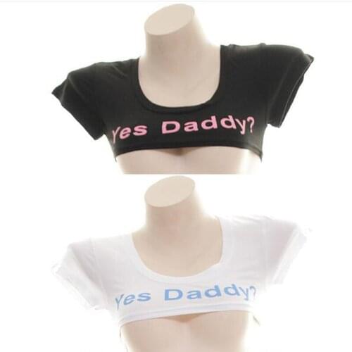 Sexy bottoming shirt personalized printing short T-shirt ultra short cotton short-sleeved sexy underwear sexy T-shirt women