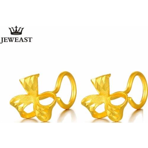 YSF 24K Pure Gold Earring Real AU 999 Solid Gold Earrings Nice Windmill Upscale Trendy Classic Fine Jewelry Hot Sell New 2020