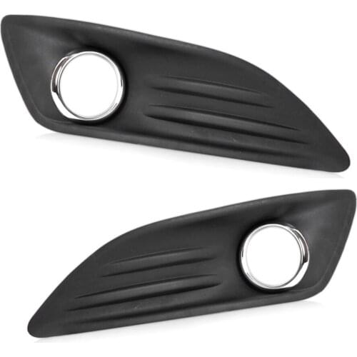 Front Bumper Light Grill Cover Fog Lamp Lower Grille for Ford Fiesta JA8 2013-2017 Auto Exterior Parts