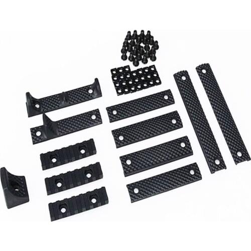 Tactical KAC Style Deluxe Rail Cover Set Scope Rail Mount For Outdoor Hunting Shooting