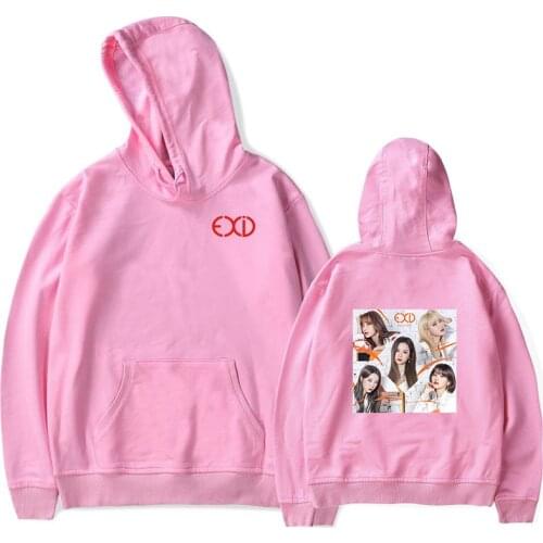 EXID Kpop Hoodies Sweatshirts Fashion Hip Hop Men Women Hooded Pullover Casual Long Sleeve Unisex Harajuku Hoodie Tracksuit Tops
